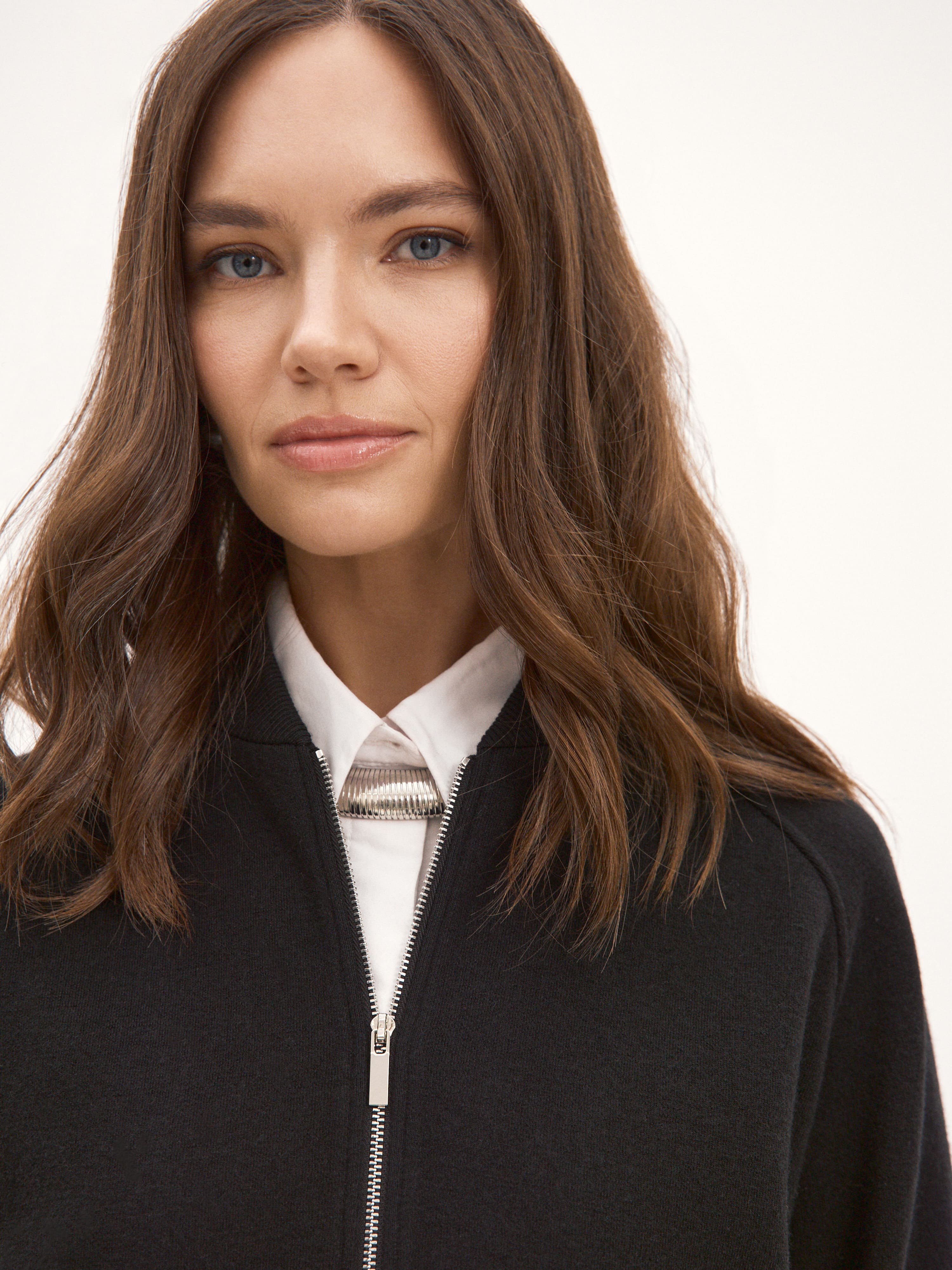 Арте кардиган (бомбер) трикотажный (черный, 44-46)