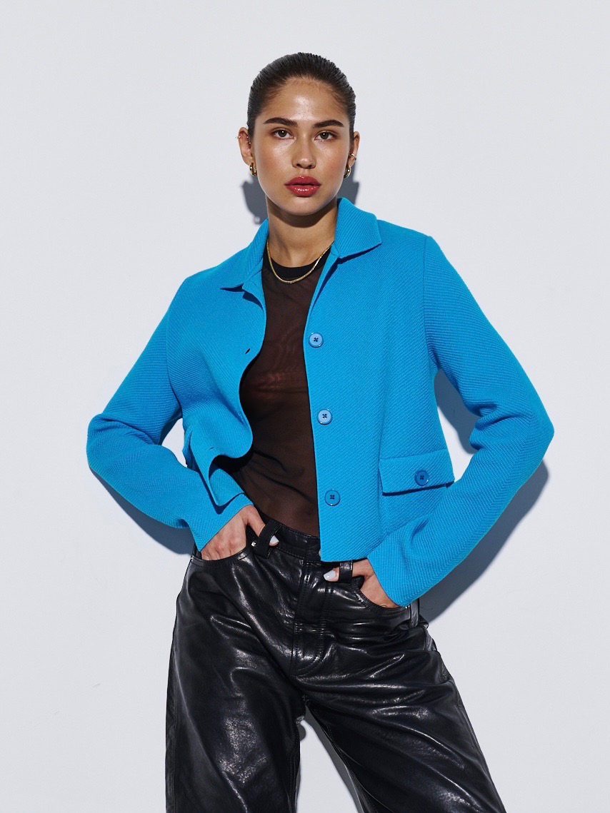 Лацио жакет трикотажный (лазурный, 44-46)