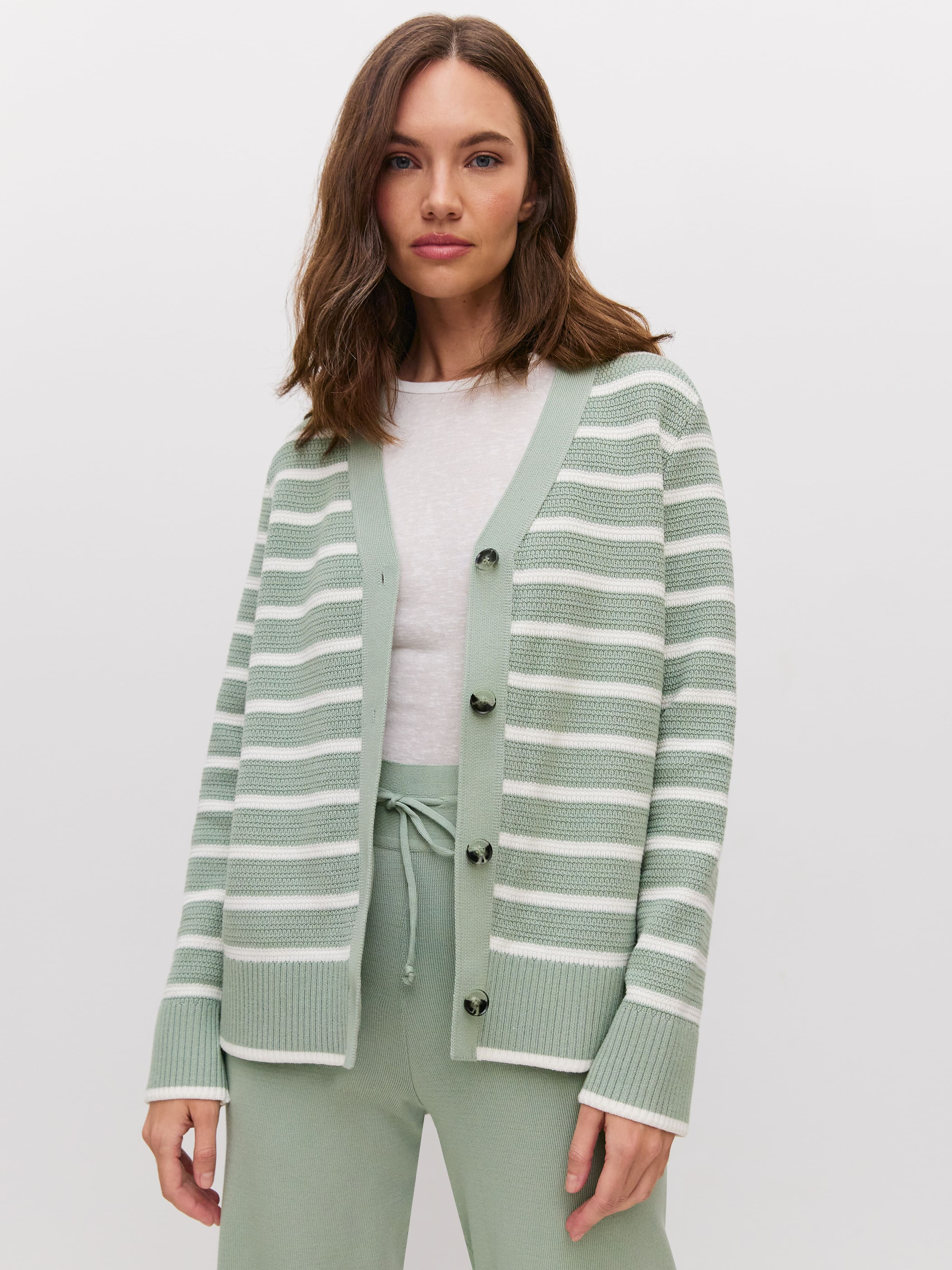 Ева кардиган трикотажный (св.зеленый, 44-46)