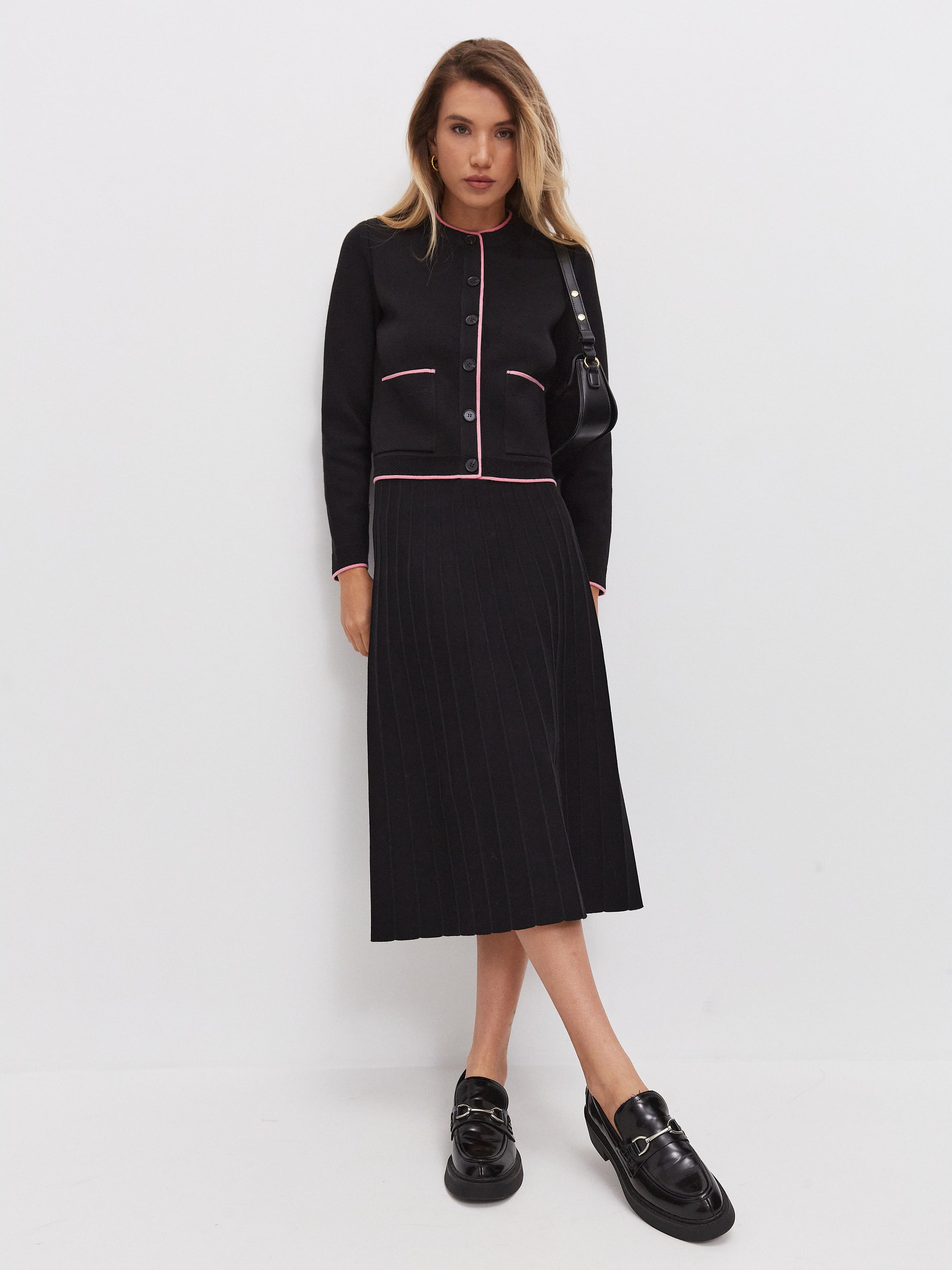 Тахо юбка трикотажная (черный, 44-46)