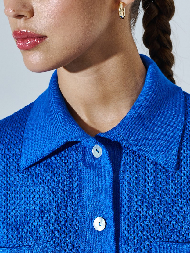 Джули кардиган трикотажный (ультрамарин, 44-46)