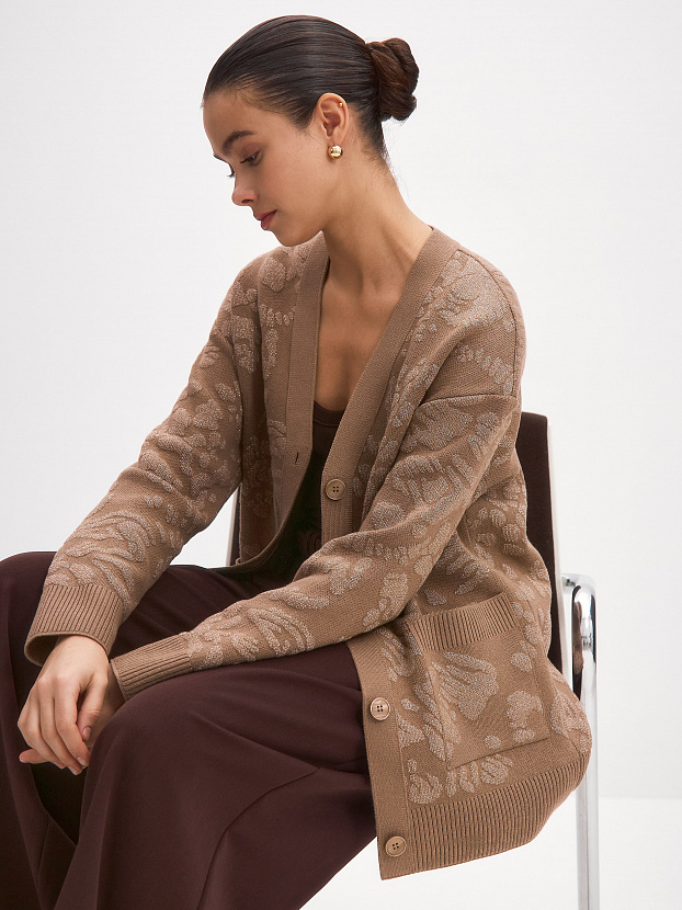 Орли кардиган трикотажный (какао, 44-46)