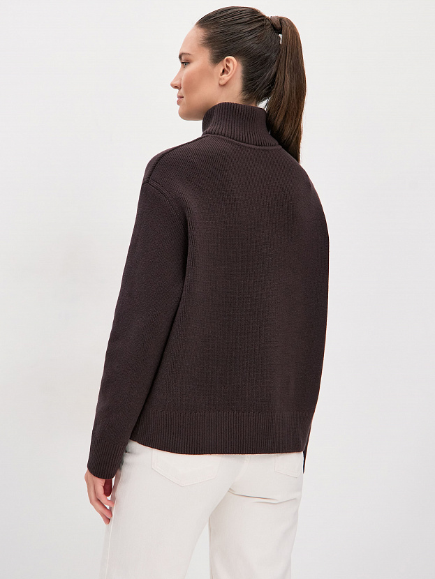 Авилон джемпер трикотажный (т. коричневый, 44-46)