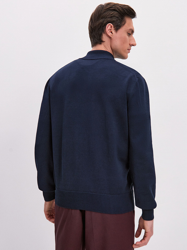 Ларго кардиган трикотажный (т.синий, 48/176-182)