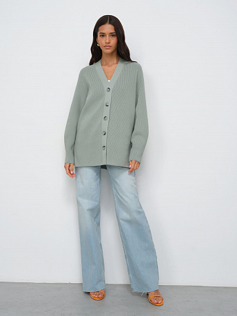 Кардиган на пуговицах из хлопка Родос