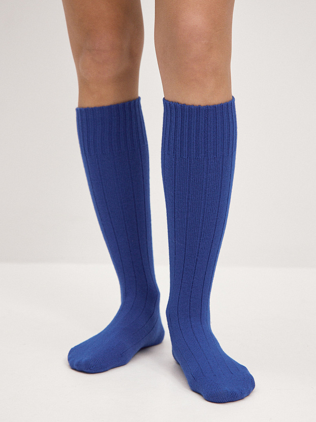 Гольфы трикотажные Степ (василек, 36-40)