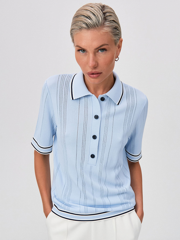 Данте джемпер (футболка) трикотажный (голубой, 44-46)