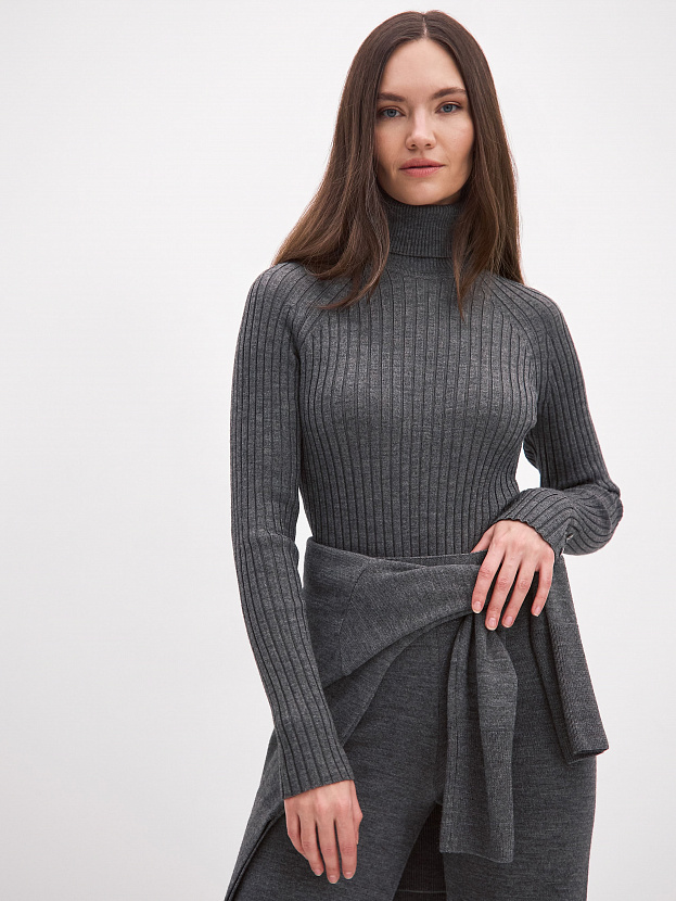 Бридж водолазка трикотажная (маренго, 44-46)