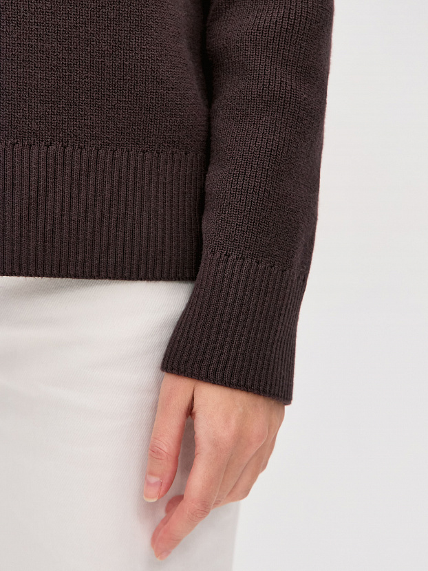 Авилон джемпер трикотажный (т. коричневый, 44-46)