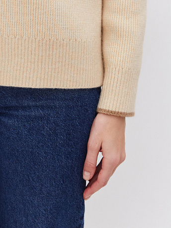 Кардиган из шерсти мериноса и мохера Амега