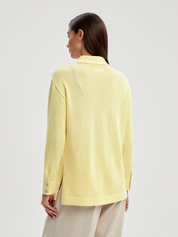 Джули кардиган трикотажный (желтый, 44-46)