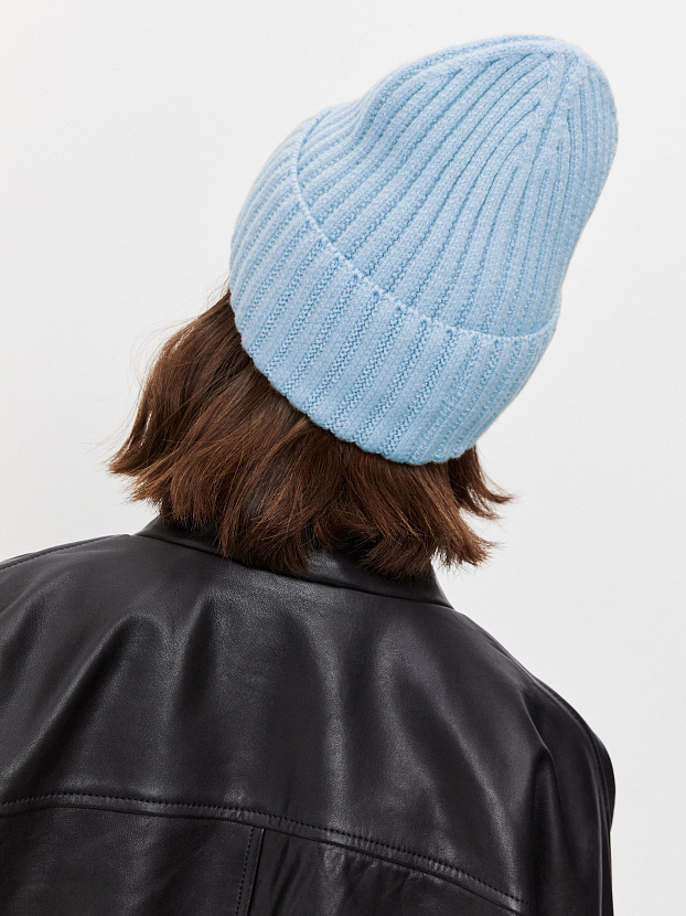 Лайт шапка трикотажная (голубой, 56-58)