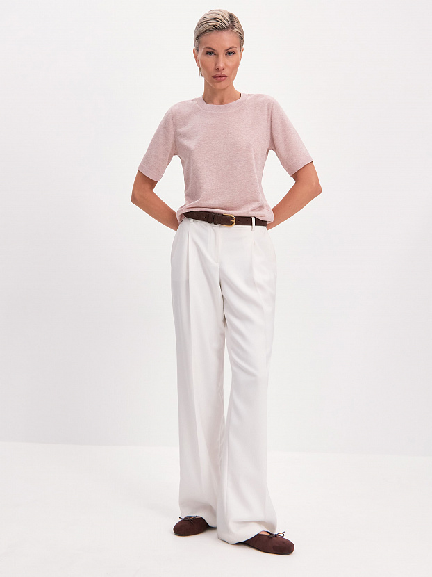 Гелекси джемпер трикотажный (пудровый, 44-46)