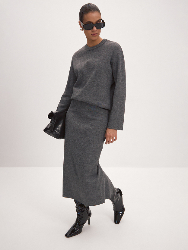 Меридиан джемпер трикотажный (маренго, 44-46)