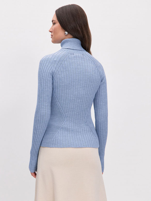 Люси водолазка трикотажная (серо-голубой, 44-46)