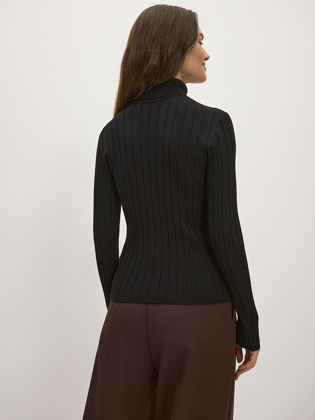 Веста водолазка трикотажная (черный, 44-46)