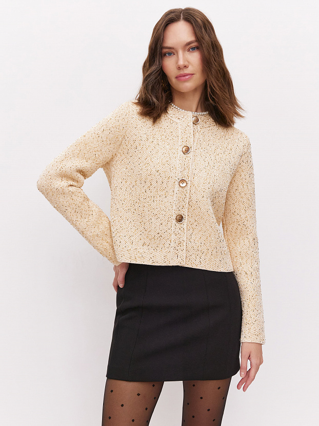 Антарес жакет трикотажный (ванильный, 44-46)