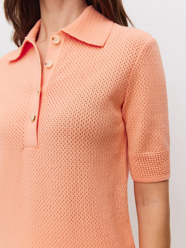 Симоне джемпер (футболка) трикотажный (лососевый, 44-46)