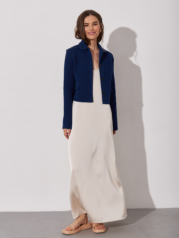 Лацио жакет трикотажный (темно-синий, 44-46)