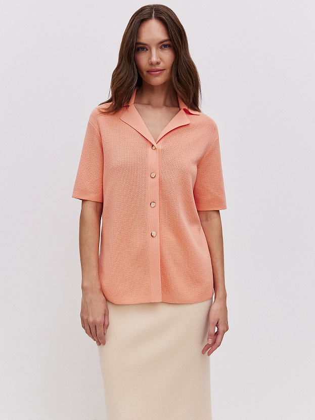 Эллада кардиган трикотажный (лососевый, 44-46)