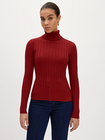 Водолазка из шерсти мериноса и вискозы Веста