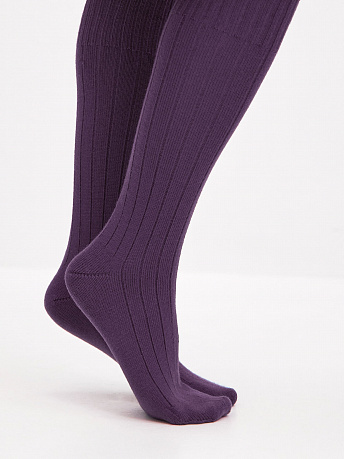 Гольфы трикотажные из шерсти мериноса Степ