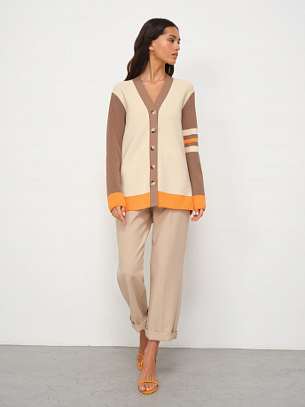 Кардиган на пуговицах из хлопка Родос