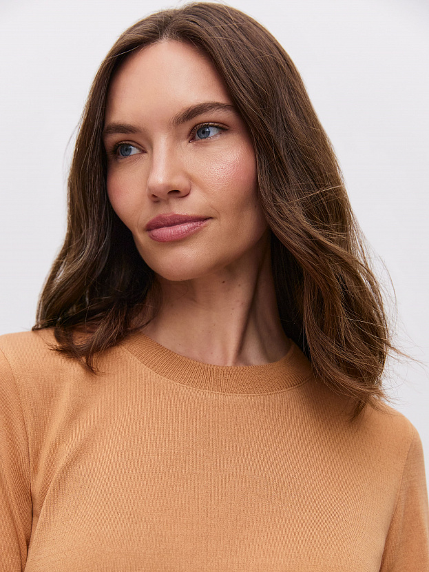 Адель джемпер (футболка) трикотажный (т.бежевый, 44-46)