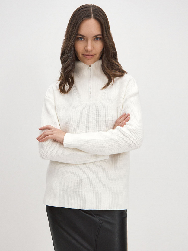 Ридми джемпер трикотажный (белый, 44-46)