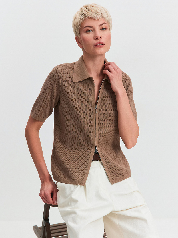 Равена жакет трикотажный (какао, 44-46)