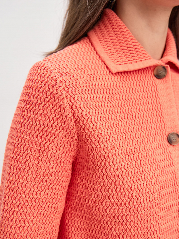 Селена жакет трикотажный (коралловый, 46)
