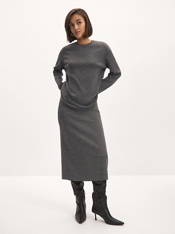 Юбка из шерсти мериноса Каролла