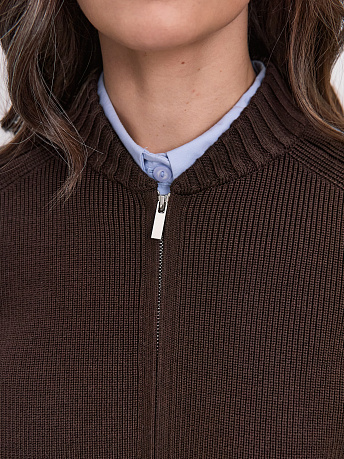 Бомбер из хлопка с рукавами реглан Энджел