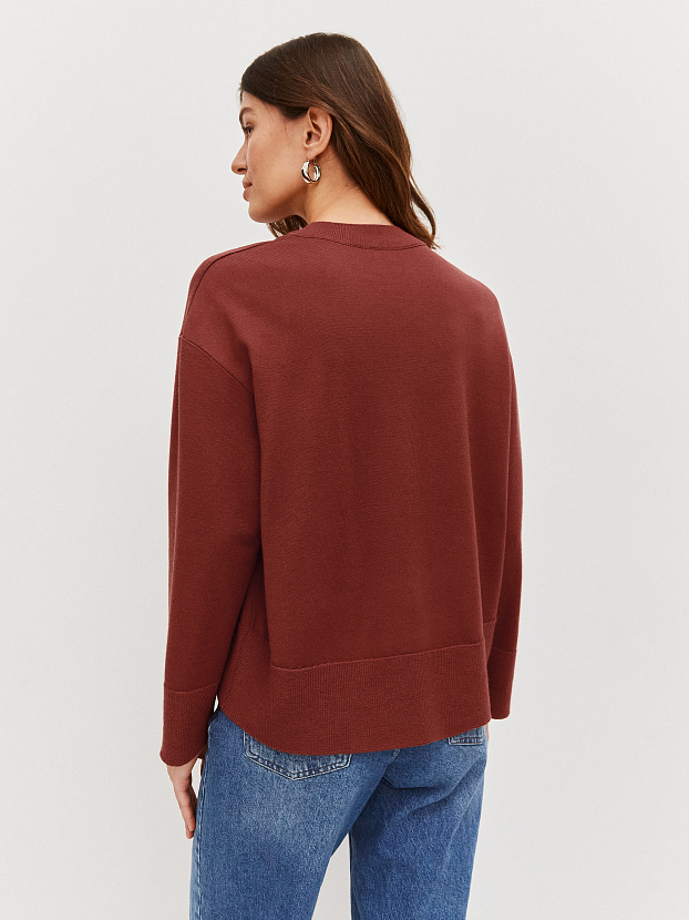 Дания джемпер трикотажный (терракот, 44-46)