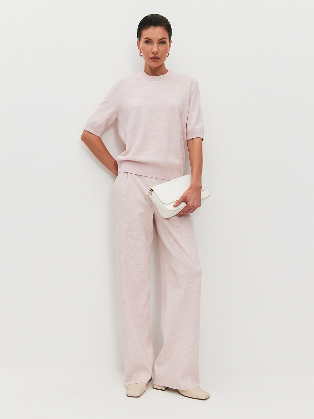 Юджин джемпер трикотажный (бледно-розовый, 44-46)