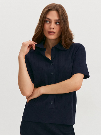 Джемпер поло с коротким рукавом Лусио