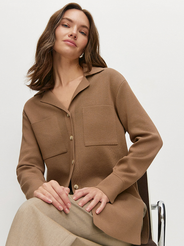 Фрида жакет трикотажный (какао, 44-46)