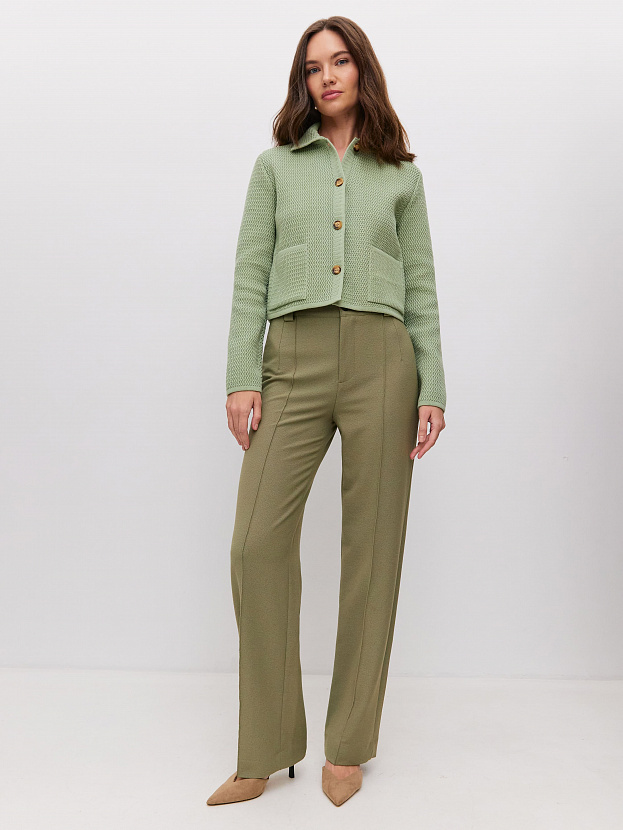 Селена жакет трикотажный (светло-зеленый, 46)