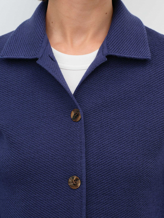 Аврора жакет трикотажный (синий, 44-46)