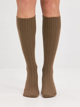 Гольфы трикотажные из шерсти мериноса Степ