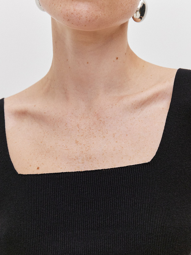 Илария майка трикотажная (черный, 44-46)