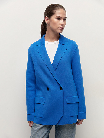 Пиджак двубортный из хлопка Монако