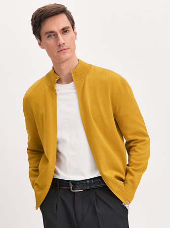 Кардиган мужской на молнии из хлопка