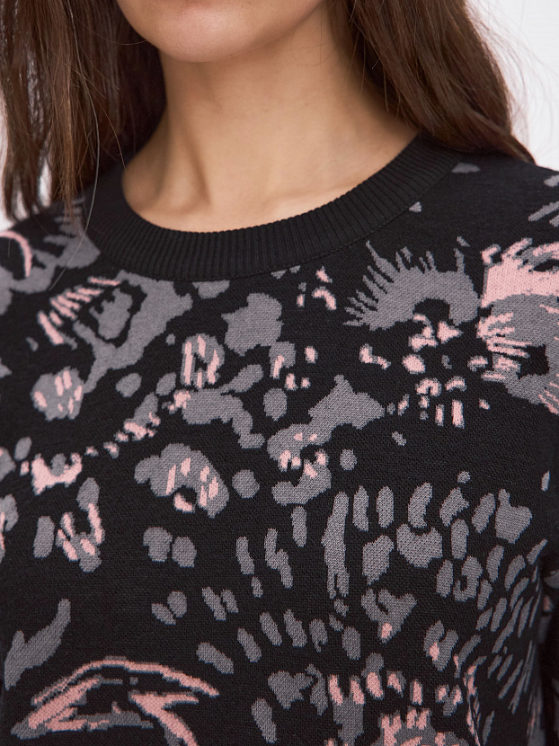 Мадлен джемпер трикотажный (черный, 44-46)