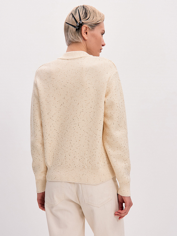 Рио кардиган (бомбер) трикотажный (кремовый, 44-46)