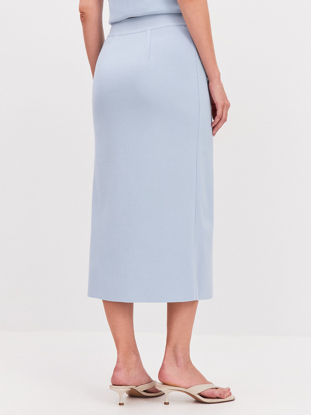 Диона юбка трикотажная (голубой, 44-46)