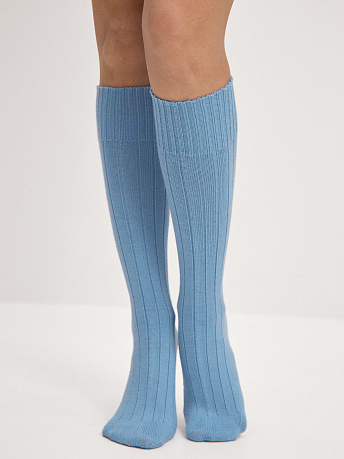 Гольфы трикотажные из шерсти мериноса Степ