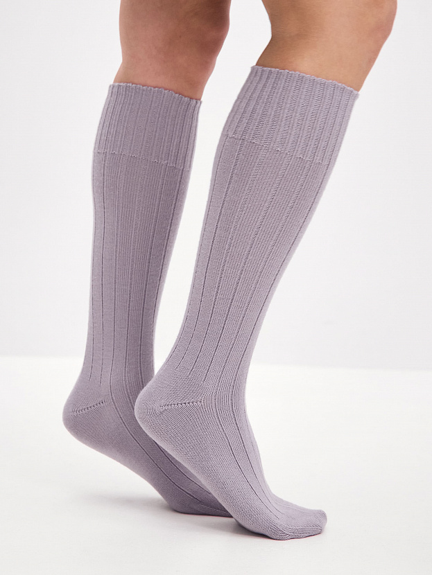 Гольфы трикотажные Степ (лаванда, 36-40)