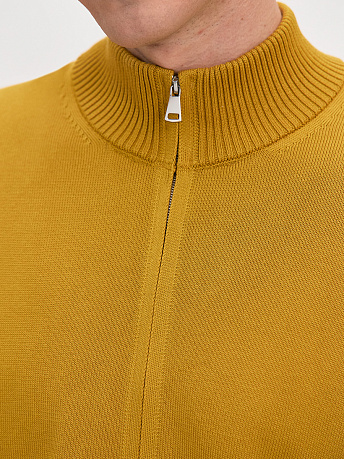 Кардиган мужской из хлопка с карманами на молнии