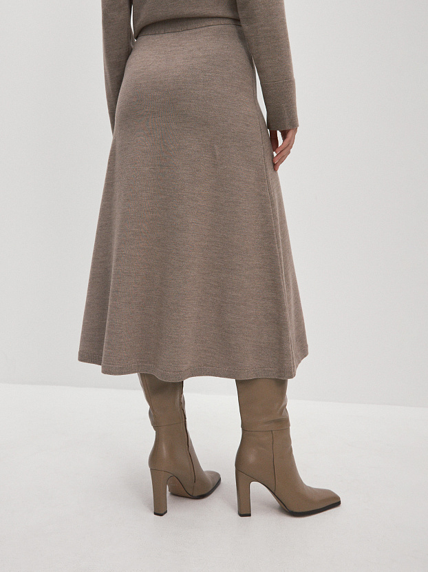 Мисти юбка трикотажная (какао, 44-46)